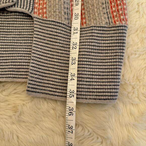 Sparrow Long Open Front Wool Blend Cardigan Sweater Small - Picture 8 of 11